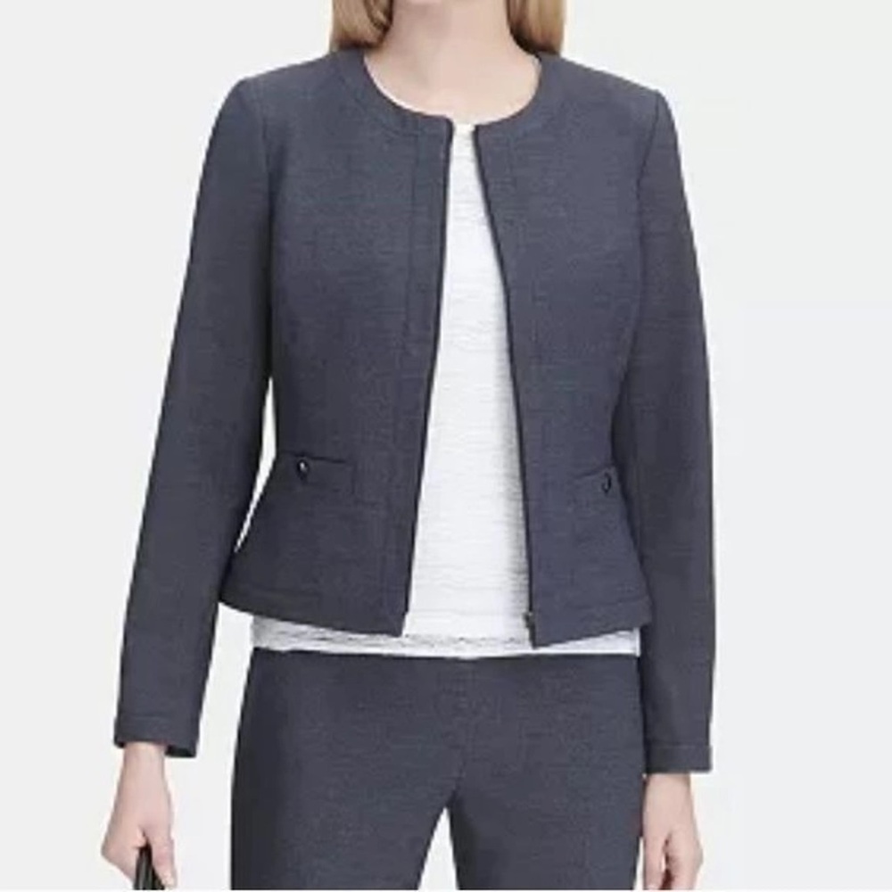 Calvin Klein Women's Gray Blazer